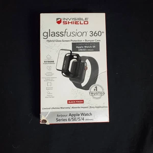 InvisibleShield GlassFusion 360+ Verre hybride et boîtier pare-chocs pour Apple Watch 44 mm - Photo 1 sur 3