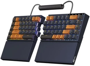 RKS70 Ergonomic Split Keyboard, Wireless Gaming Keyboard with Bluetooth/2.4G/... - Picture 1 of 9