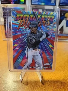 Topps Chrome 2025 - Power Players Francisco Lindor #PP-9 - Imagen 1 de 3