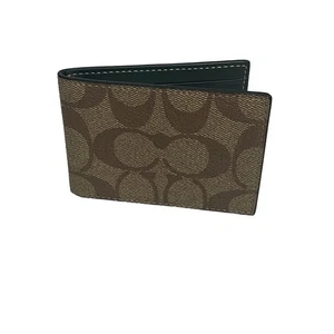 Coach Unterschrift Ausweisfenster Kartenetui Neu kleines Kartenetui - Bild 1 von 4