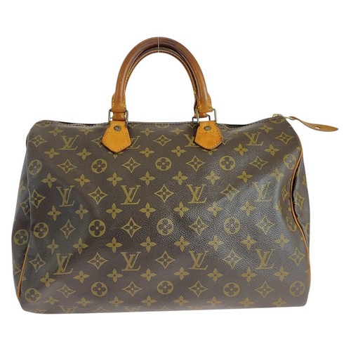 LOUIS VUITTON（LV） Borsa a mano Louis Vuitton Monogram Speedy 35 M41524 borsa boston marrone PVC LV