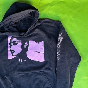 Medium Ariana Grande Sweetener Tour Hoodie Black Pink Portrait - Picture 1 of 6
