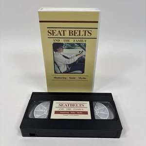 Seat Belts And The Family Shattering Some Myths VHS (GM & AMA Joints Venture) - Picture 1 of 15