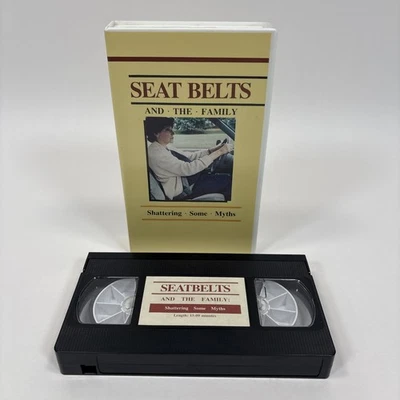 Seat Belts And The Family Shattering Some Myths VHS (GM & AMA Joints Venture) - Image 1 of 4