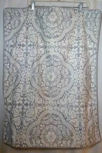 Tahari Blumen Kissenbezüge 2er Set Grau Silber Weiß Blumen Medaillon 21"X28" - Bild 1 von 11