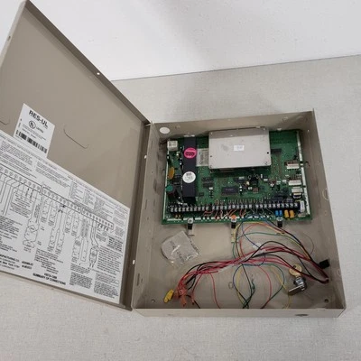 Placa de control de alarma contra incendios Ademco Control Vista128B Rev 1.3 carcasa metálica FACP Foto 1 de 4