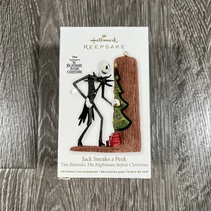 HALLMARK Keepsake Jack Sneaks a Peek Ornamento 2012 Pesadilla antes de Navidad - Imagen 1 de 5