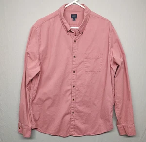 J Crew Shirt Mens Extra Large Pink Button Down Pocket Long Sleeve Casual XL - Picture 1 of 9