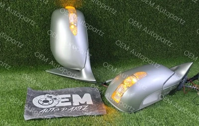 Par de espelhos laterais Lexus LS430 2001-2006 com luzes LED L & R OEM JDM usado - Imagem 1 de 4
