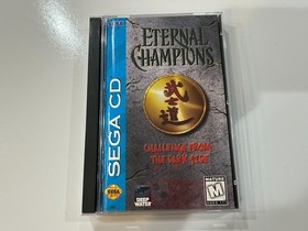 Eternal Champions (Sega CD, 1994) CIB Complete w Manual + Reg Card + Foam MINT