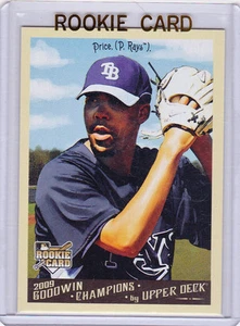 DAVID PRICE Tampa Bay RAYS ROOKIE CARD Upper Deck Goodwin Champions BASEBALL RC - Picture 1 of 1