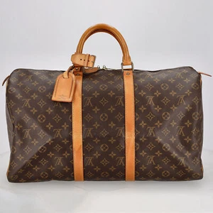 Borsa Louis Vuitton Monogram Keepall 50 Boston M41426 usata grado B - Foto 1 di 9