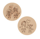 Mothers Day Girl Daughter Cookie Cutter & Stamp