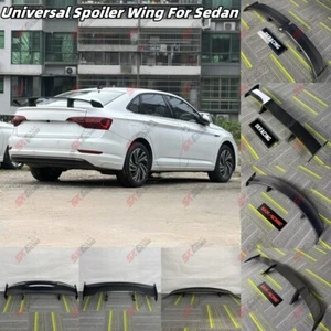 Carbon Fiber/Forged Carbon/Gloss Black Universal Rear Trunk Spoiler Wing Sedans - Foto 1 di 30