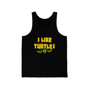 I Like Turtles Unisex Tank Top