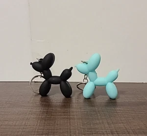 Unbranded Puppy Balloon Keychains NEW Unisex School Office Home Collectible - Picture 1 of 5