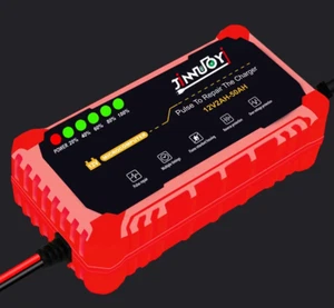 12V KFZ Auto Intelligente Batterie Ladegerät Impuls Reparatur Akku Starthilfe - Bild 1 von 5