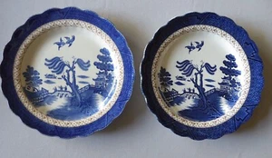 A Pair of Booth's Real Old Willow 10' Dining Plates - Picture 1 of 3