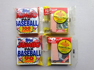 Tarjetas de béisbol Topps Jumbo Pack 1987 y 1988 de colección más 2 novatos especiales #2 - Imagen 1 de 7