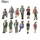 50 szt. 1:32 Siedzące figurki Ludzie Skala Model kolejki Akcesoria Plastik
