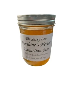 12oz Dandelion Flower Blossom Jelly Craft, Gourmet Unusual Oddity Jellies & Jam - Picture 1 of 2