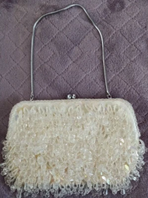 Richere Bag By Walborg Women's Sequin & Bead 1950s Vintage Unique On Trend - Image 1 of 4