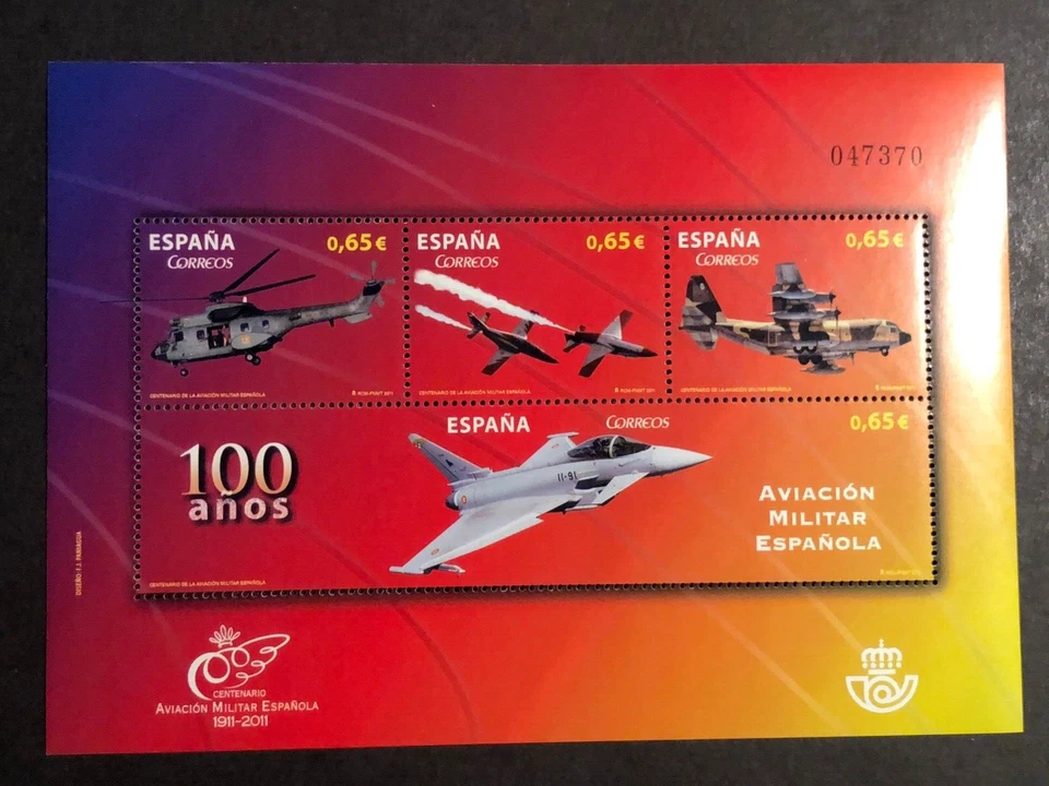 ESPAÑA. Año 2011. NUEVA . MNH. HB. AVIACION ESPAÑOLA EDIFIL 4653 - Imagen 1 de 1