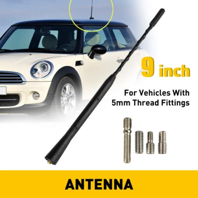 Mástil de antena de 9" negro radio AM/FM para Dodge Ram 1500 2500 3500 1999-2008 Foto 1 de 4