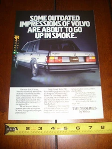 1985 VOLVO 760 TURB DRAGSTRIP ORIGINAL AD - Picture 1 of 3