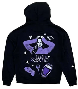Olivia Rodrigo Official Merchandise Perfect All American Black Hoodie Sweatshirt - Picture 1 of 6