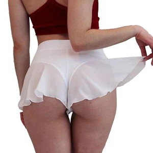 JOINFUN Damen sexy solide Yoga Booty Shorts Clubwear figurbetont Unterwäsche hohe Wa... - Bild 1 von 2