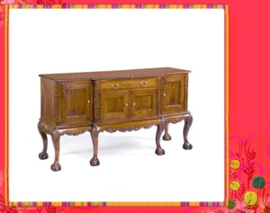 Clearance Sale Mahogany Provincial Furniture Chandler Chippendale Buffet - Picture 1 of 1