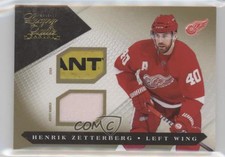 2010-11 Panini Luxury Suite Gold Jersey Number/Stick /10 Henrik Zetterberg #24