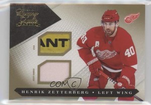 2010-11 Panini Luxury Suite Gold Jersey Number/Stick /10 Henrik Zetterberg #24