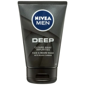 Nivea Men Deep Face Wash 100ml Clear Away Impurities And Oil Black Carbon - Picture 1 of 1