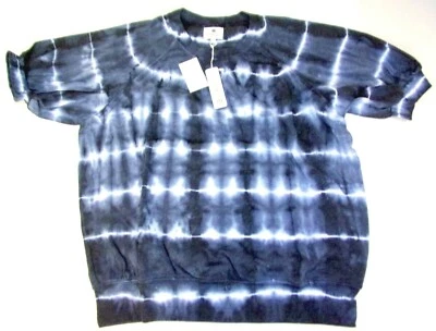 NWT Sundry Women's TIE DYE PUFF SHORT SLEEVE RAGLAN SWEATSHIRT SIZE 1 (XS) - Image 1 of 3