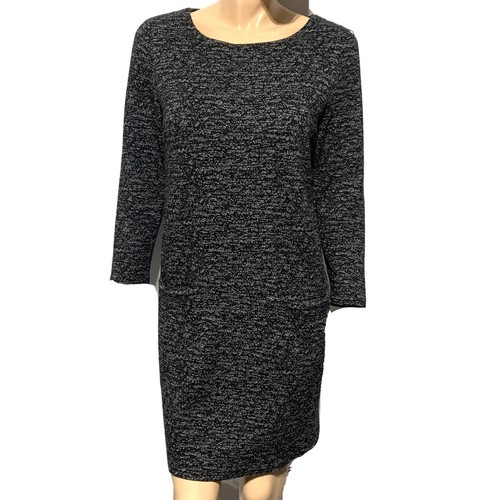 VETEMENTS Maglione maglia Lili’s Closet tunica manica lunga tasche taglia L large nero grigio