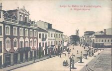 PORTUGAL AZORES Largo da Matriz Ponta Delgada 1919 PC