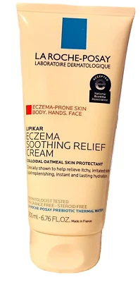 Crema calmante para aliviar el eccema avena coloidal tubo Lipikar 6,75 fl oz exp. 1-26 Foto 1 de 3