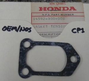 HONDA Genuine Parts CAM CHAIN TENSIONER HOLD PLATE GASKET 14592-300-000 OEM NOS - Picture 1 of 2