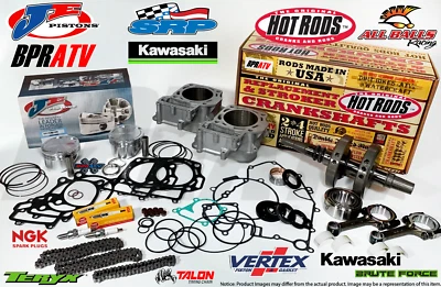 08-11 Kawasaki Teryx 750 Hotrods Crank Cylinder JE Pistons Complete Rebuild Kit - Image 1 of 4