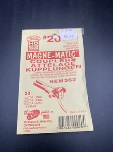 Kadee HO #20 NEM (362) European-Style Mount Knuckle Coupler Magne-Matic - Picture 1 of 2
