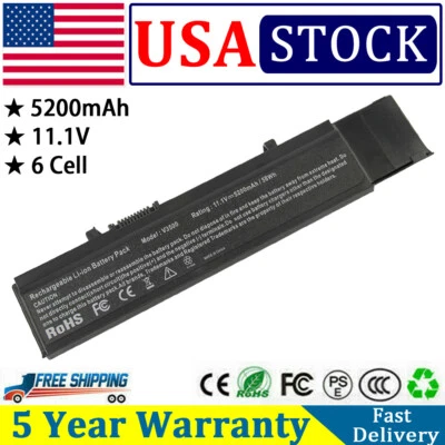 Nueva batería de 6 celdas para laptop Dell vostro 3400 3500 3700 7FJ92 4JK6R Y5XF9 04D3C Foto 1 de 4