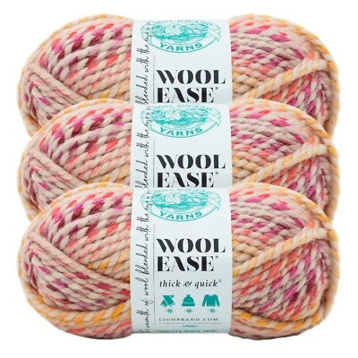 (Paquete de 3) Hilados Marca León 640-615C Lana-Fácil Hilo Grueso y Rápido Voluminoso, SpiceMarket Foto 1 de 4