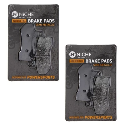 Brake Pad Set for Harley-Davidson Street Rod Front Rear Semi-Metallic 2 Pack - Изображение 1 из 4