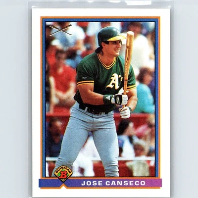 Bowman Jose Canseco #372 Oakland Athletics 1991 Foto 1 de 2