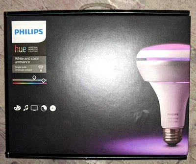 Philips Hue White and Color Ambiance Br30 Bluetooth Smart LED Bulb (NEW) - Image 1 of 4