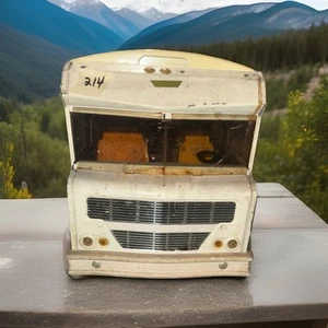 Vintage 1970's Tonka Winnebago Indian RV Camper Metal Truck white green toy - Picture 1 of 12