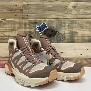 Salomon X Ultra 360 Edge Mid GTX Hiking Boot Women’s Size 8.5 Shades of Brown - Picture 1 of 12