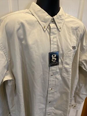 GEAR FOR SPORTS McCall BEIGE LONG SLEEVE BUTTON UP SHIRT MENS SIZE XL Work Shirt - Image 1 of 4